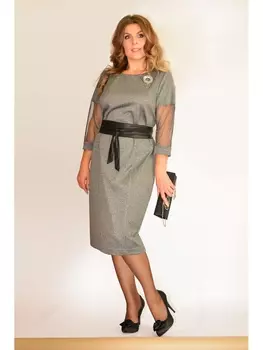 Платье 509 серый