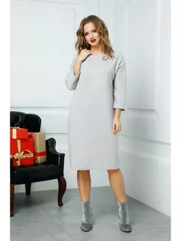 Платье 516 серый