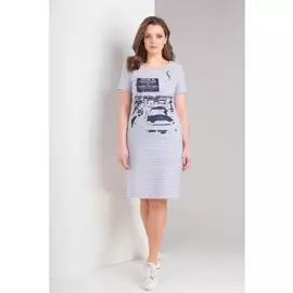 Платье 519 голубой