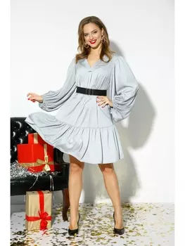 Платье 523 серебро