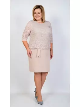 Платье 5316-пудра