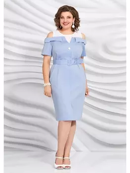 Платье 5425 голубой
