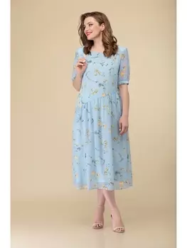 Платье 5440 голубой