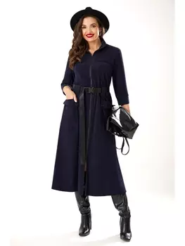 Платье 5536В темно-синий