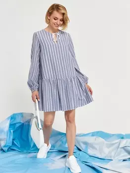 Платье 577/синий