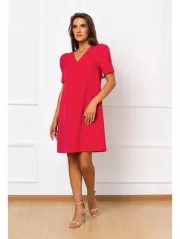 Платье 599-11 красный