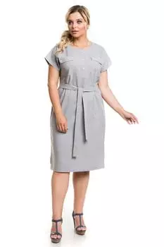 Платье 5в323сер