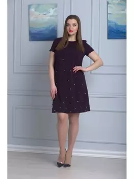 Платье 600 баклажан