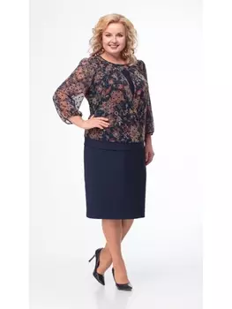 Платье 6117 мультиколор