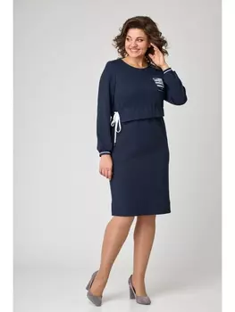 Платье 622 темно-синий