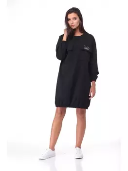 Платье 634 черный