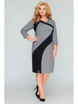 Платье 639 серый