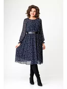 Платье 650,1 “Сине-белая лоза”