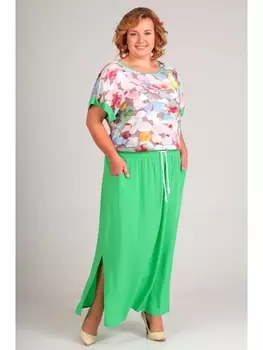 Платье 6533-зеленый