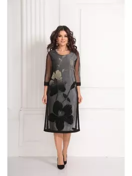 Платье 663-серебро