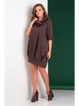 Платье 665-мокко