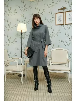 Платье 667 светлый графит