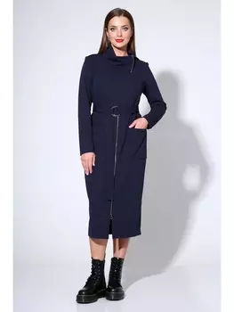 Платье 670-темно-синий