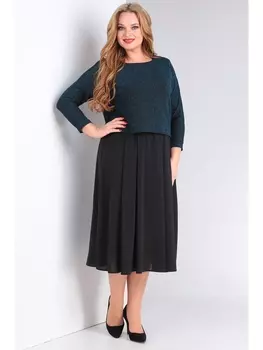 Платье 683 морская волна