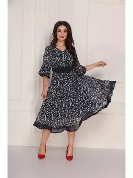 Платье 705 синий