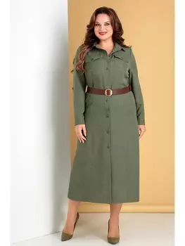 Платье 707-хаки