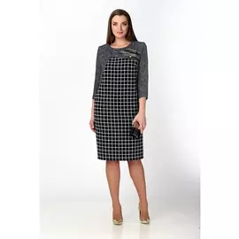 Платье 714-темно-синий