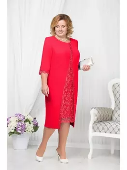 Платье 7208 - красн.