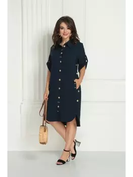 Платье 720 синий