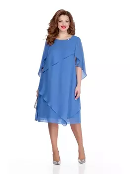 Платье 722 голубой