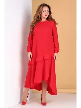 Платье 722-красный