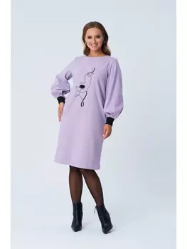 Платье 7383 сиреневый