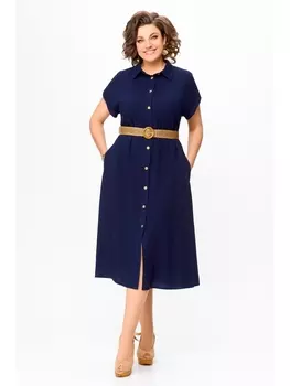 Платье 739 тёмно-синий