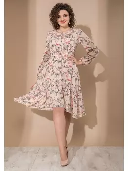 Платье 744 пудра