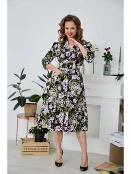 Платье 752 черный