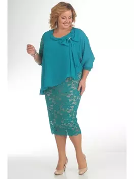 Платье 780-бирюзовый