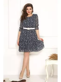 Платье 791 синий