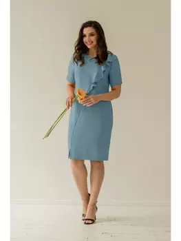 Платье 792 голубой