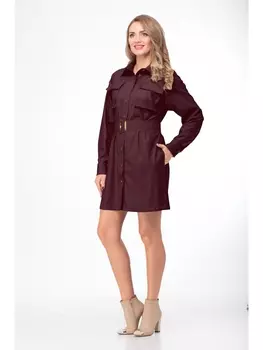 Платье 800-бордо