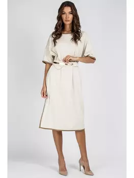 Платье 800 молочный с меланжем