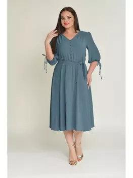 Платье 8033-озёрно_голубой