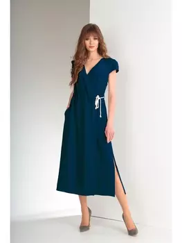 Платье 8034-синий