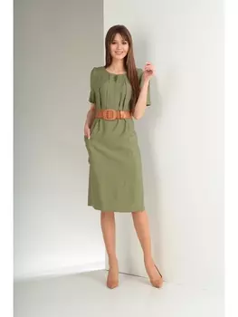 Платье 8048 олива