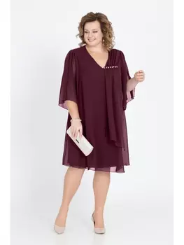 Платье 805-баклажан