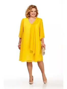 Платье 805-желтый