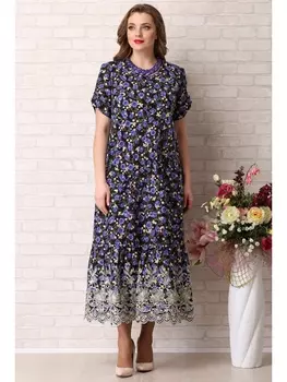 Платье 806 цветы