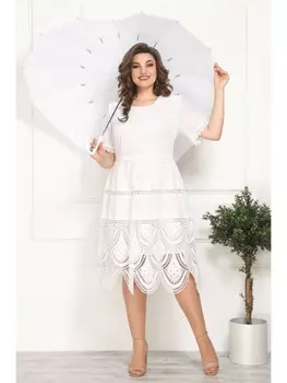 Платье 807 белый