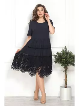 Платье 807 синий