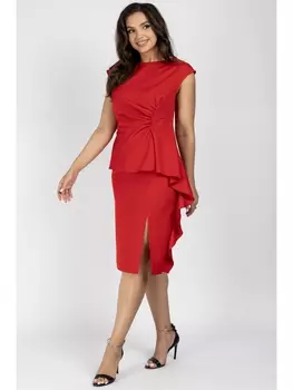 Платье 809 красный
