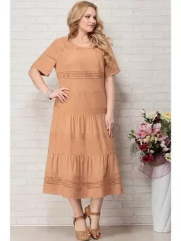 Платье 809 молочный шоколад