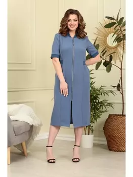 Платье 810 голубой